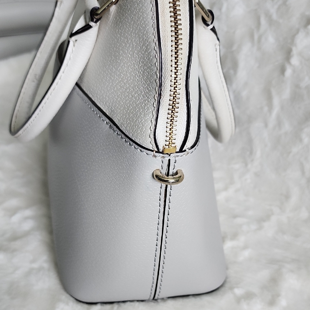 Kate Spade Gray and White Satchel with Classic Design - Picture 4 of 10